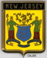 CAL205  - PLAQUE CALANDRE AUTO - NEW JERSEY - Other & Unclassified