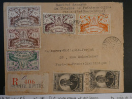 BU9  GUADELOUPE BELLE LETTRE RR  1947 POINTE A PITRE   A PARIS FRANCE +++AFF. PLAISANT+++ - Lettres & Documents