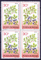 Romania 1993 MNH Blk, European Blueberry Medicine To Control Diabetes - Plantas Medicinales