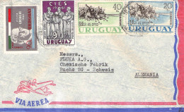 URUGUAY - AIRMAIL 1961 - BUCHS/CH /*127 - Uruguay