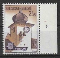 Belgie OCB 1537 ** MNH Met Plaatnummer 4 - 1961-1970