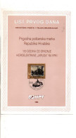 CROATIE DOCUMENT FDC 1995 CENTENAIRE CENTRALE ELECTRIQUE JARUGA - Usines & Industries