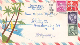 USA - AIRMAIL 1961 HONOLULU - GÖTTINGEN/DE /*131 - Covers & Documents