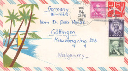 USA - AIRMAIL 1961 HONOLULU - GÖTTINGEN/DE /*131 - Lettres & Documents