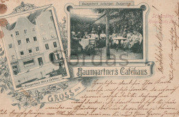 Austria - Scharding - Baumgartner's Cafehaus - Hauptplatz 20 - Damaged - Schärding