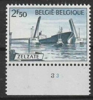 Belgie OCB 1538 ** MNH Met Plaatnummer 3 - 1961-1970
