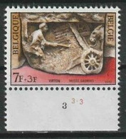 Belgie OCB 1534 ** MNH Met Plaatnummer 3 - 1961-1970