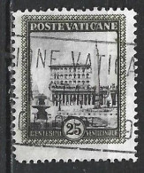 Città Del Vaticano, 1933 - 25c Giardini E Medaglioni - Nr.23 Usato° - Used Stamps