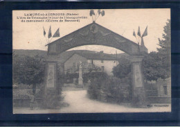 69. Lamure Sur Azergues. L'arc De Triomphe Le Jour De L'inauguration Du Monument - Lamure Sur Azergues