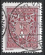 Città Del Vaticano, 1940 - 5 Cent Medaglioncini - Nr.72 - Usato° - Gebraucht