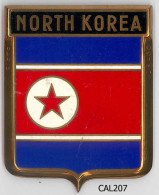 CAL207  - PLAQUE CALANDRE AUTO - NORTH KOREA - Other & Unclassified