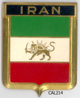 CAL214  - PLAQUE CALANDRE AUTO - IRAN - Sonstige & Ohne Zuordnung