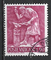 Città Del Vaticano, 1966 - 90 Lire L'Arte Del Ferro - Nr.431 Usato° - Gebraucht