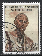 Città Del Vaticano, 1967 - 15 Lire S. Paolo - Nr.449 - Usato° - Used Stamps