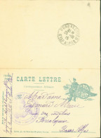 Guerre 14 Carte Lettre Locale Franchise Militaire FM Illustrée Soldat Canon Edit Coste Toulon Cachet Section Infirmiers - 1. Weltkrieg 1914-1918