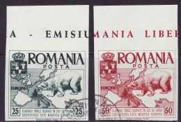 ROMANIA IN EXILE 1958 EUROPA   USED IMPERFORATED - 1958
