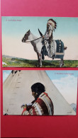 2 Cartes D 'indiens - Indios De América Del Norte
