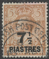 British Levant. 1921 KGV Stamps Of GB Overprinted. 7½pi On 5d Used. SG 45 - British Levant