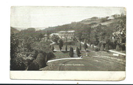 Isle Of Man     Postcard  Laxey Gardens Douglas Squared Circle Posted 1904 - Man (Eiland)