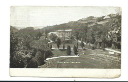 Isle Of Man     Postcard  Laxey Gardens Douglas Squared Circle Posted 1904 - Isle Of Man