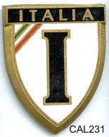 CAL231  - PLAQUE CALANDRE SCOOTER - ITALIA - Plaques émaillées (après 1960)