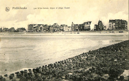 Belgique - Flandre Occidentale - Middelkerke - Les Brise-lames Et Plage Ouest - Middelkerke