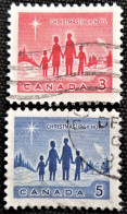 Canada 1964 Christmas  Y&T  N°  359 Et 360 - Gebruikt