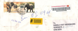 [C] Indien Dehli 2014 - Elephant Elefant - Reko Zolldeklaration - Storia Postale