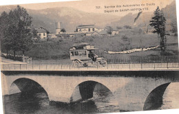 Départ De SAINT-HIPPOLYTE (Doubs) - Service Des Automobiles Du Doubs - Pont, Autobus - Ecrit (2 Scans) Orléans - Saint Hippolyte