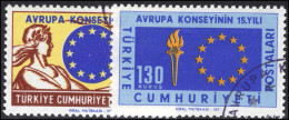 Turkey 1964 Council Of Europe Fine Used. - Usados