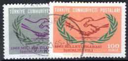 Turkey 1965 International Co-operation Year Fine Used. - Gebruikt