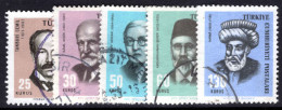 Turkey 1966 Cultural Celebrities Fine Used. - Usados