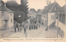 Giromagny        90       Militaria. Rue Thiers. Départ De La Division Marocaine           (voir Scan) - Giromagny