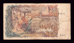 Argelia Algeria 100 Dinars 1970 Pick 128a Bc/+ F/+ - Algérie