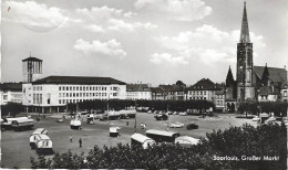 Saarlouis Grosser Markt 1960 GF Belebt Selten - Kreis Saarlouis