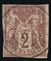 Guadeloupe - Colonies Générales N°38 Oblitéré Port Louis 1880 - Signé Roumet - Au Filet - Gebruikt