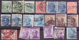 ITALIA - ITALY - REGNO - SPEZIALE DENTELLA.  LOT - Used - Lotti E Collezioni