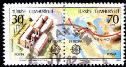 Turkey 1982 Europa Pair From Souvenir Sheet Fine Used. - Usati