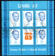 Turkey 1983 Izmir 83 Souvenir Sheet Fine Used. - Oblitérés