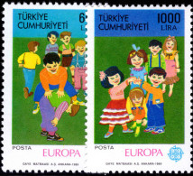 Turkey 1989 Europa. Children's Games Unmounted Mint. - Nuovi