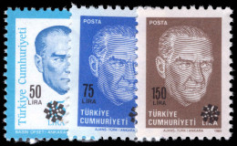Turkey 1989 Provisionals Unmounted Mint. - Unused Stamps