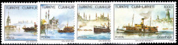 Turkey 1989 Steamers Unmounted Mint. - Unused Stamps