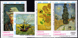 Turkey 1990 Death Centenary Of Vincent Van Gogh Unmounted Mint. - Unused Stamps