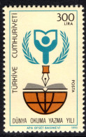 Turkey 1990 International Literacy Year Unmounted Mint. - Ungebraucht