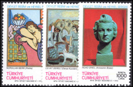 Turkey 1990 State Exhibition Of Painting And Sculpture Unmounted Mint. - Nuevos