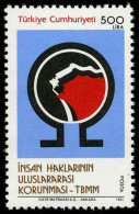 Turkey 1991 Human Rights Unmounted Mint. - Neufs