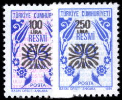 Turkey 1991 Official Provisionals Unmounted Mint. - Neufs