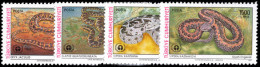 Turkey 1991 World Environment Day. Snakes Unmounted Mint. - Nuevos