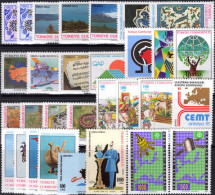Turkey 1991 Year Set Unmounted Mint. - Unused Stamps