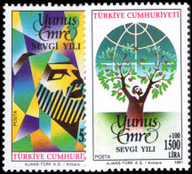 Turkey 1991 Yunus Emre (13th-century Poet) Year Of Love Unmounted Mint. - Unused Stamps